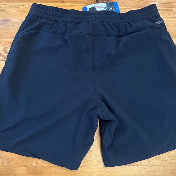 NWT SPYDER ACTIVE SHORTS 7inch inseam Men L Black - Picture 2 of 9
